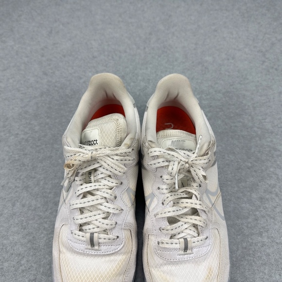 Nike Air Force 1 React QS Gray White Size 10 CQ8879 100 Swoosh Classic - Picture 5 of 13